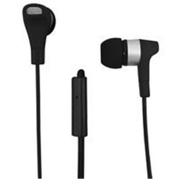 Zenith PM1001SEB 3.5mm Stereo Earbuds, Black
