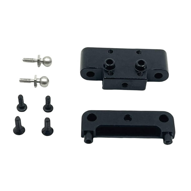 Piezas de repuesto para el mamparo delantero del coche RC a escala 1:24. Modificación y mejora de accesorios para coches RC. negro