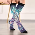 thumbnail image 5 of FREEAMG Beautiful Mandala Pattern Compression Socks for Women and Men(2Pairs)-Best Support for Running, Athletic, Nursing, Travel, 5 of 7