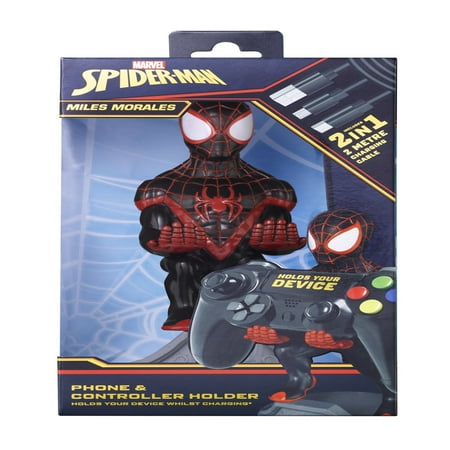 Cable Guy - Marvel - Spider Man Miles Morales 8-inch Phone and Controller Holder