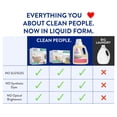 thumbnail image 2 of Clean People Liquid Laundry Detergent, Safer Ingredients, Fragrance Free, 100 Load (1-Pack), 2 of 7