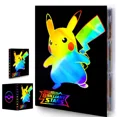 thumbnail image 1 of Trading Card Holder Card Album Binder, Protection Folder Book Collectible Card Album, 4-Pocket with 30-Pages 240-Trading Cards Capacity, Present for Children-AAB3, 1 of 5