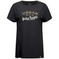 thumbnail image 2 of Women's Levelwear Black Vegas Golden Knights Influx Ice Wall T-Shirt, 2 of 3