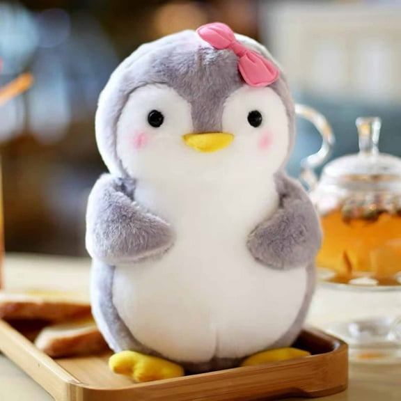Cute Penguin Plush Toy Soft Stuffed Animal Pillow for Kids Home Decor