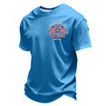 thumbnail image 2 of Dwelliawo 250 Year American Anniversary Shirt Men's 1776-2026 Patriotic Short Sleeve Patriotic Shirts We the People Casual Shirt Polo Tee S Light Blue L, 2 of 5