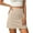 Beige, variant on Women's Athletic Skirt For Running Tennis Workout Lightweight Stretchy Comfortable Sport Skirt With Pockets High Waist Training Skirt Beautiful Stylish Women's Dress
