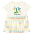 thumbnail image 3 of Inktastic First Birthday Sea Creatures Celebration Girls Baby Dress, 3 of 5