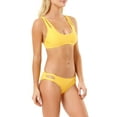 thumbnail image 5 of Juniors' Solid Cutout Scoop Bikini Bottom, 5 of 6