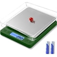 thumbnail image 1 of Báscula digital de cocina de alimentos mejorada, 105.82 oz/0.00 oz de alta precisión que mide en gramos y onzas para cocinar, hornear, joyas, función de tara, 2 bandejas, pantalla LCD, 1 of 8