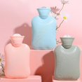 thumbnail image 2 of 500ml Hot Water Bottle Eco-friendly Heat Resistant PVC Explosion-proof Hot Water Cover Bag for Home, 2 of 5