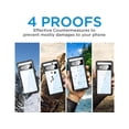 thumbnail image 3 of for Google Pixel 7A Case Waterproof, Clear Water Proof Shockproof Dustproof Snowproof Full Body Rugged Transparent Built-in Screen Protector Underwater Phone Case for Google Pixel 7A, 3 of 7