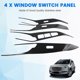 thumbnail image 4 of For H6 3rd Gen 2021-2023 Car Window Lift Switch Button Panel Cover Trim Interior Accessories, 4 of 5