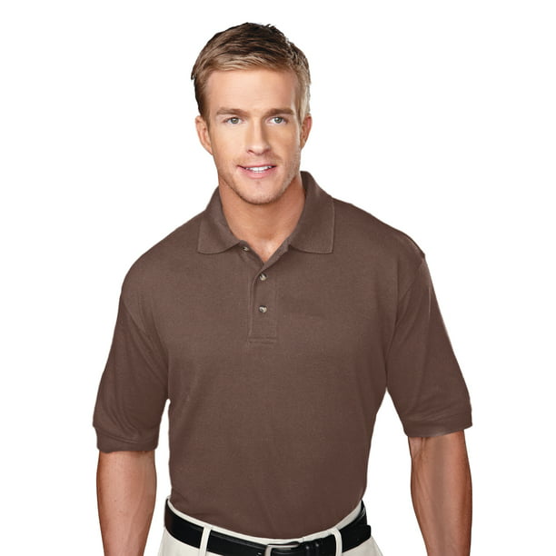 Tri-Mountain - Tri-Mountain Profile 105 Short Sleeve Pique Golf Shirt ...