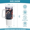 thumbnail image 3 of Octopus and Corals 40 oz Tumbler with Handle Insulated&nbsp;Travel Mug&nbsp;Lid Straw Leak Proof Steel Vacuum Water Bottles Glasses Fits in Car Cup Holder, 3 of 7