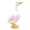thumbnail image 1 of Estatua de pato creativa en miniatura, artesanía tallada en resina, figuras de animales de pie M, 1 of 8