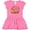 Raspberry with Polka Dots, variant on Inktastic Cutest Pumpkin in the Patch with Autumn Leaves Girls Baby Dress