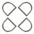 thumbnail image 4 of 10 - Country Brook Design® 3/4 inch Die Cast Square Bottom D-Rings, 4 of 7