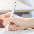 thumbnail image 1 of Feltree Black Ballpoint Pen, Ballpoint Pen Point 0.5mm Ballpoint Pen for Note, 1.2ml Capacity, Retractable Journaling Pen Office School Supplies, 6 Count, 1 of 8