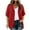 Red, variant on VerPetridure Women's Plus Size Lightweight Open Front Cardigan 3/4 Sleeve Cover Ups Shrugs Shawls and Wraps Kimono Jacket Coat