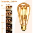 thumbnail image 4 of Vintage Incandescent Retro Stylish Appearance, Stable Light Output For Chandeliers Wall Lights, 3 Pieces, 4 of 8