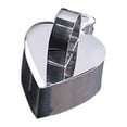 thumbnail image 2 of Dytern DIY DIY Stainless Steel Molds Cake Cookie Biscuit Moulds Vegetable Fruit Cutters Sushi Mold with Pusher (Poker Heart Shape), 2 of 4