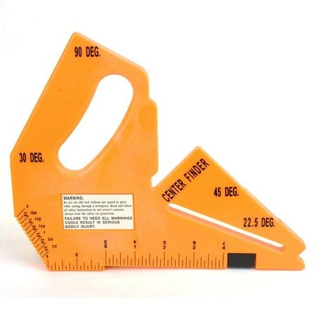 - Big Horn 19105 Router Table Saw Push Block /Blade Depth & Angle Gauge, Hook Rule, Center Finder (Replacement of 19107)