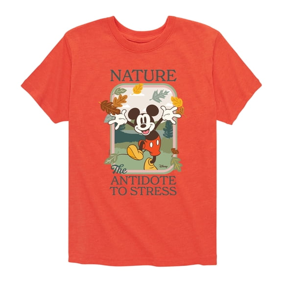 Disney - Nature The Antidote To Stress - Toddler & Youth Short Sleeve Graphic T-Shirt