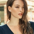 thumbnail image 4 of Gem Stone King 925 Sterling Silver Sky Blue Topaz Pendant and Earrings Jewelry Set for Women | 7.42 Cttw | Emerald Cut 9X7MM and 8X6MM | Gemstone November Birthstone | with 18 inch Silver Chain, 4 of 4