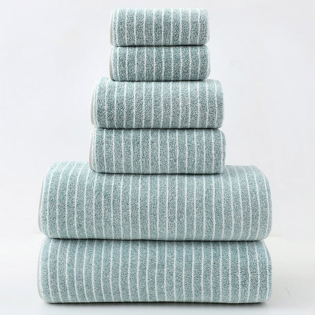 Ensemble de 6 Serviettes Serviette de Bain Ensemble de Serviettes Bain Serviette de Voyage Extérieure Convient à un Usage Familial