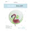Flamingo "Balloon in a Balloon" w/confetti
