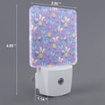 thumbnail image 2 of Salouo Butterflies And Flowers for Night Lights Plug into Wall 1 Pack, 0.5W Plug in Night Light with Dusk-to-Dawn Light Sensor LED Nightlight for Bathroom, Adult, Hallway-US, 2 of 7