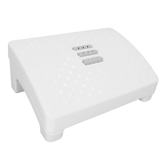 Office Footrest, Multipurpose Reduce Swelling Ergonomic Foot Rest For Under Desk For Adults Black,White