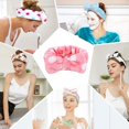 thumbnail image 6 of GoXteam 8 Pack Spa Headband for Women, Facial Makeup Headband Soft Coral Fleece Cosmetic Headband for Women Girls Bow Hair Band Head Wraps for Washing Face Mask Spa Shower Gifts, 6 of 7