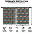thumbnail image 2 of Blackout Kids Curtains,Multicolor Bigfoot Pattern Childrens Insulated Curtains Set Of 2,Bedroom Essentials,Toddler Room Decor 42x54in(106x137cm), 2 of 5