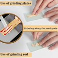 thumbnail image 3 of Saxophone Reed Trimmer Portable Saxophone Reed Grinder Premium Stainless Steel Reed Tool Adjustable Trimming Tool for Saxophone R, 3 of 6