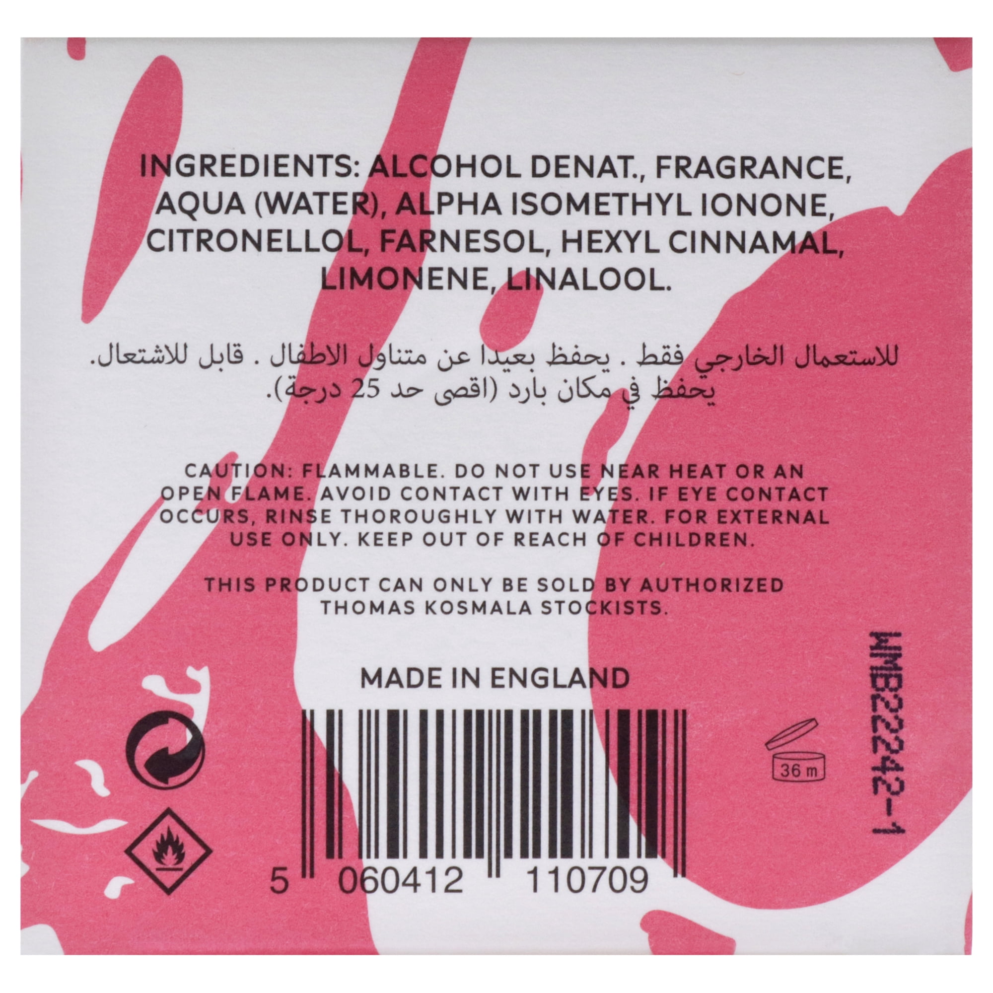 Thomas Kosmala No.4 Candy Eau De Parfum, 3.4 oz, Floral Fruity