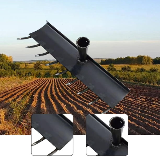 Cabezal de rastrillo de repuesto para búnker de de golf, suministros para de golf, herramienta multifuncional para el cuidado del campo