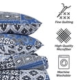 thumbnail image 5 of Southshore Fine Living, Inc. Blue Pillow Covers 26"x26" Set of 2, Euro Sham Covers, Blue & White, 5 of 5