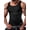 Black Double Belt, variant on Neoprene Sauna Suit for Men Zipper Waist Trainer Vest Tank Top Trimmer Body Shaper with Adjustable Single Belt
