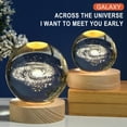 thumbnail image 1 of Fiudx Bola de Cristal Planetaria Brillante, Diseño de Galaxia de Astronauta, Luz Nocturna Rgb Cálida, Lámpara de Noche con Alimentación Usb, Elegante Decoración para El Hogar, Idea de Regalo Única, T, 1 of 5