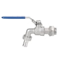 thumbnail image 5 of Durable 1/2 Inch Stainless Steel Hose Faucet Tap Ball Valve with Auto Lock - TNP 13mm Barb, 5 of 5