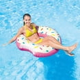 thumbnail image 2 of Donut Inflatable Tube Donut Pool Floats Inflatable Adult Donut Raft Rings Swim Pool Party, 42" X 39", 2 of 5