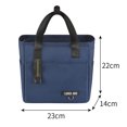 thumbnail image 3 of Bolsa de almuerzo con aislamiento para Bolsas térmicas de almuerzo para hombres, mujeres, , bolsas de picnic impermeables oscuro BLESIY Bolsa de almuerzo, 3 of 7