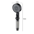 thumbnail image 3 of Tuvgenk Shower Head with Filters Rv High Pressure Handheld Shower Head Black 5 Spray Modes Detachable Replacement with Hose, 3 of 5