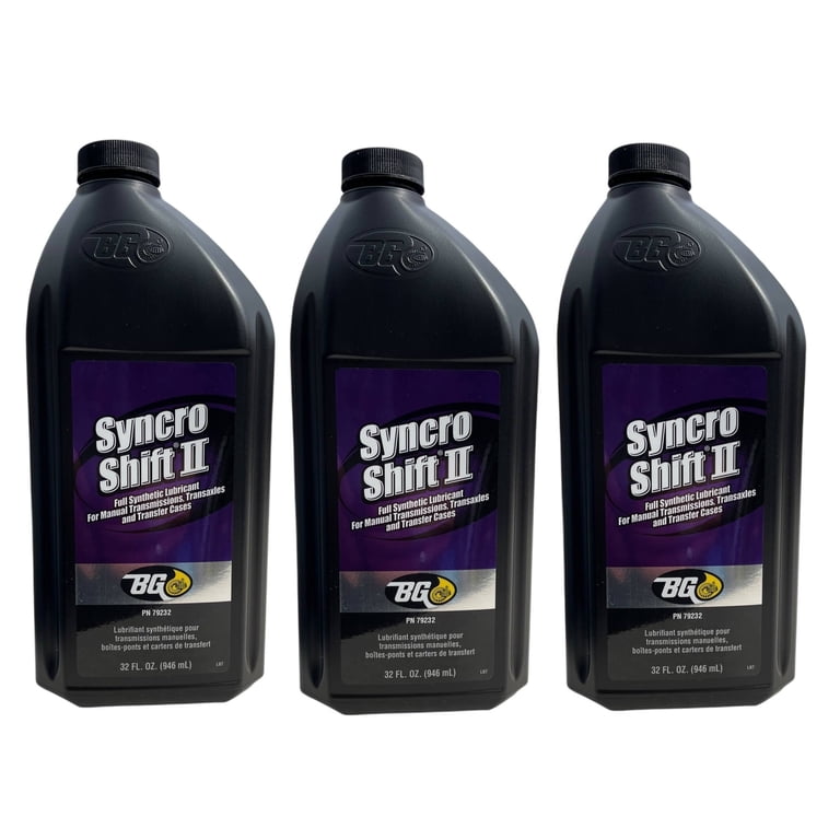 BG Syncro Shift II ギアオイル 75W-80 5本セット BG Syncro Shift II PN 792 Synthetic Gear Lubricant - Fluid for