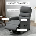 thumbnail image 5 of HOMCOM Power Lift Recliner Chair for Elderly, Easy Assembly, Fabric Lift Chair, 5 of 9