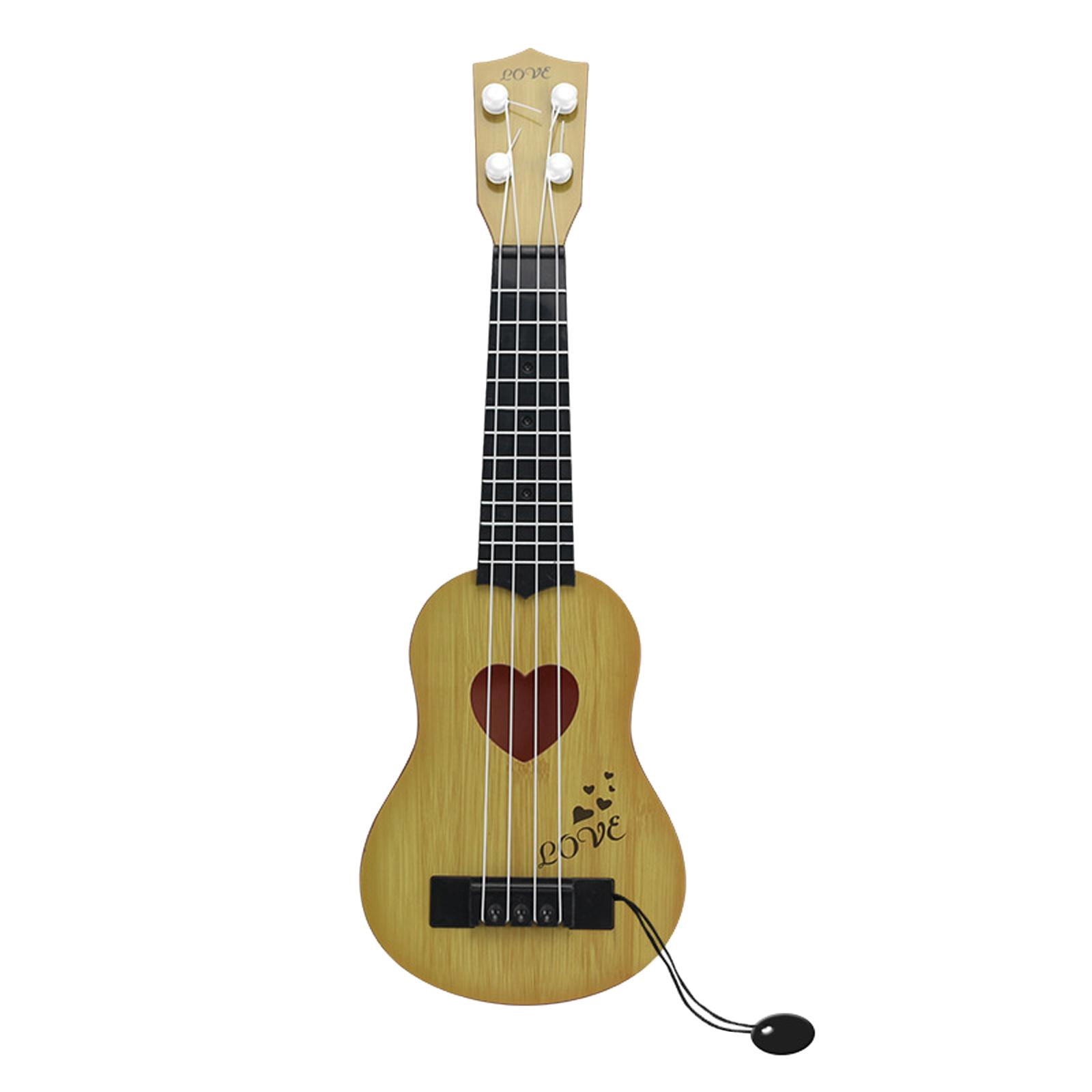 LeeQinersw 2pcs Kids Ukulele Guitar Toy Musical Instrument Skill Improving for Beginner