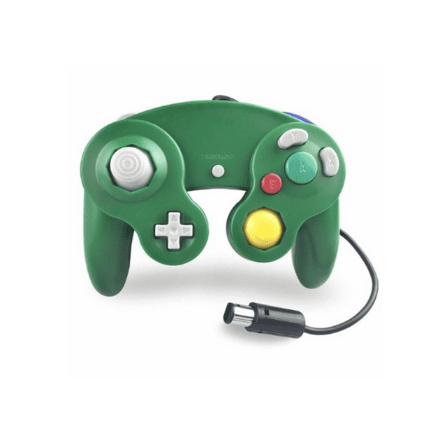 DAMAIE Manette Gamecube, Manettes Filaires Manette Classique Lot de 2 Joystick pour Nintendo et Console Wii Télécommande de Jeu