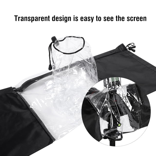 Cuberta de Lluvia Protector de Cámaa Impermeable para cámara DSLR Con Cubierta de Linterta, Adecuada para Marcas Totralas de Camaras
