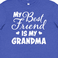 thumbnail image 4 of Inktastic My Best Friend is My Grandma with Hearts Youth T-Shirt, 4 of 5
